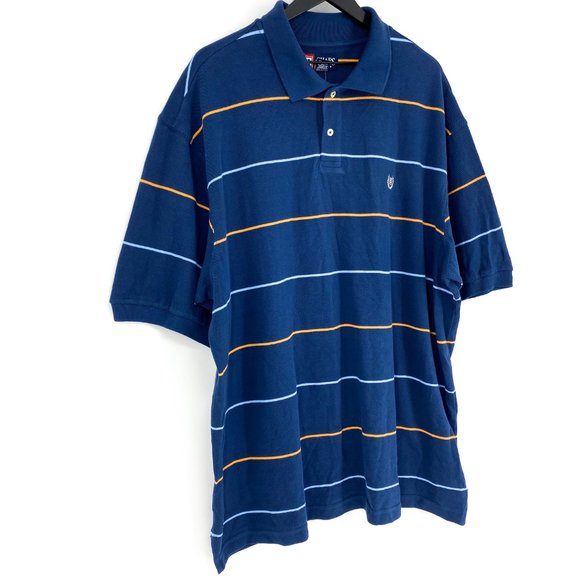 CHAPS Crest Striped Polo Shirt NWT - Picture 2 of 16